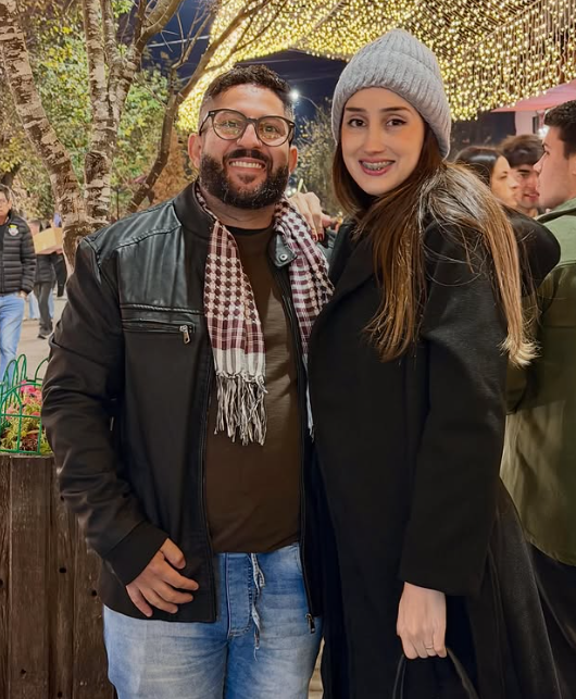 Gustavo e Stephanie juntos